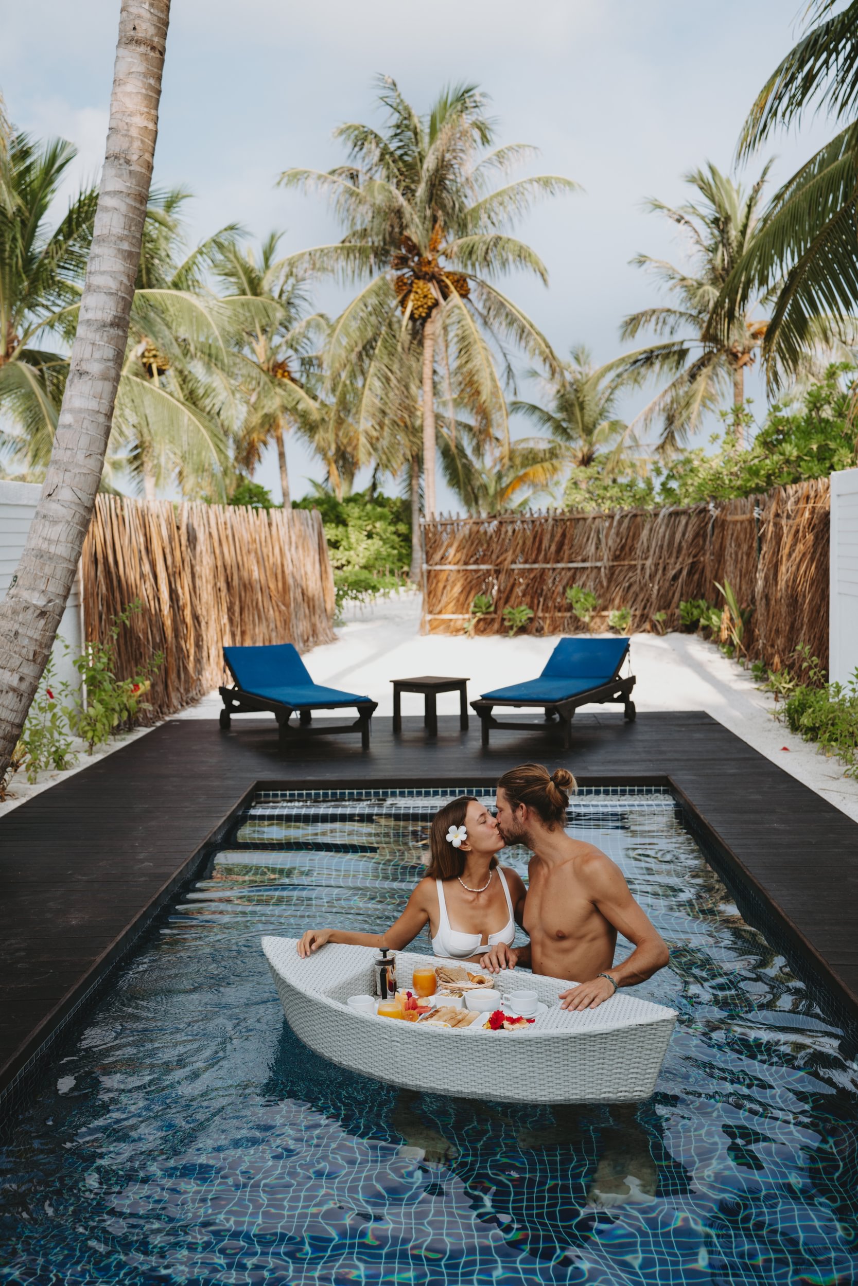 Villa Nautica Maldives Beach Pool Villa facing lagoon in North Malé Atoll